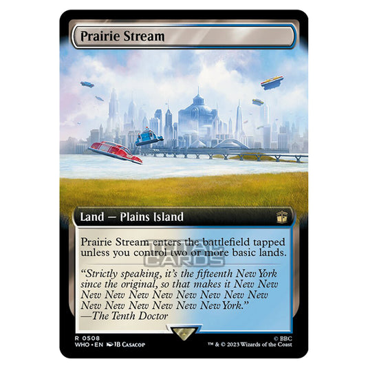 Magic The Gathering - Universes Beyond - Doctor Who - Prairie Stream (Extended Art) - 0508