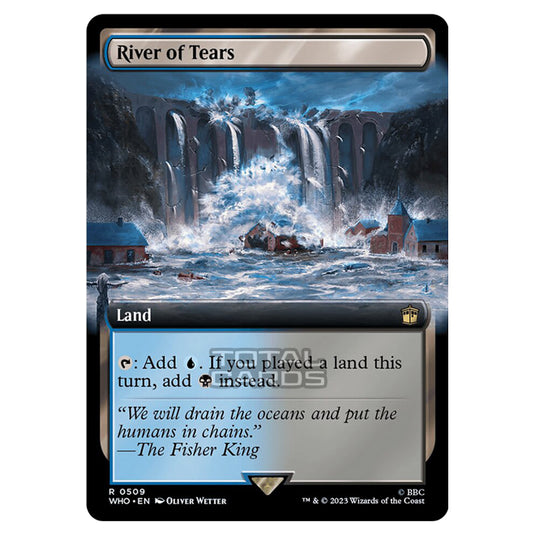 Magic The Gathering - Universes Beyond - Doctor Who - River of Tears (Extended Art) - 0509