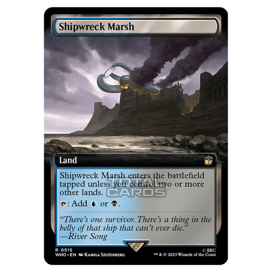 Magic The Gathering - Universes Beyond - Doctor Who - Shipwreck Marsh (Extended Art) - 0515