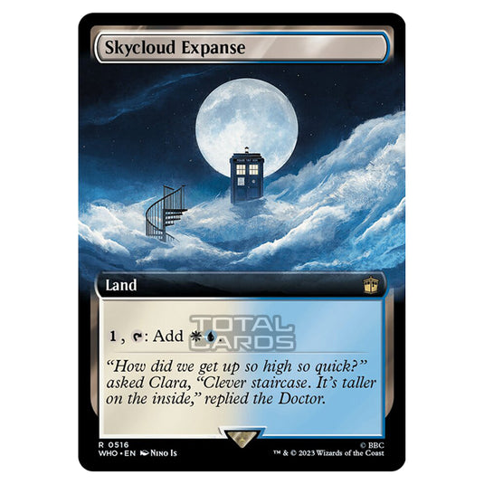 Magic The Gathering - Universes Beyond - Doctor Who - Skycloud Expanse (Extended Art) - 0516