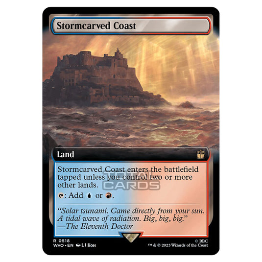 Magic The Gathering - Universes Beyond - Doctor Who - Stormcarved Coast (Extended Art) - 0518