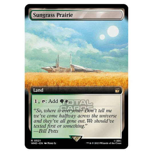 Magic The Gathering - Universes Beyond - Doctor Who - Sungrass Prairie (Extended Art) - 0521