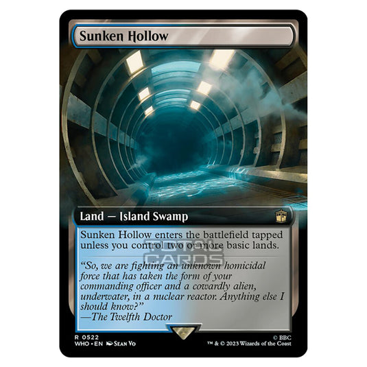 Magic The Gathering - Universes Beyond - Doctor Who - Sunken Hollow (Extended Art) - 0522