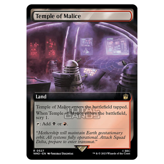 Magic The Gathering - Universes Beyond - Doctor Who - Temple of Malice (Extended Art) - 0527