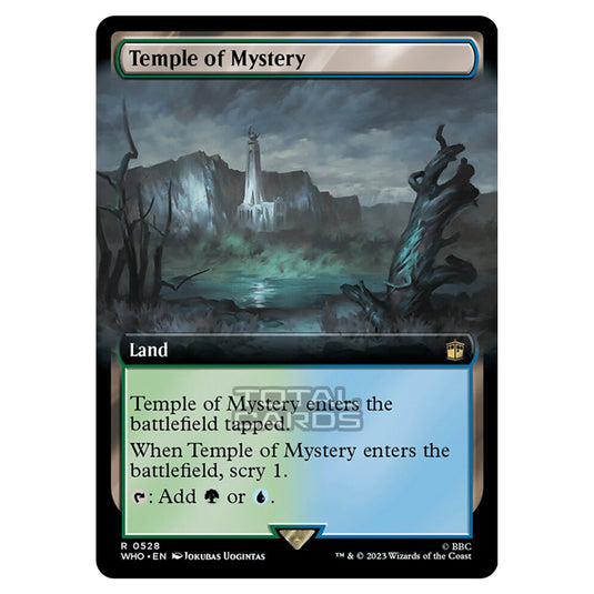 Magic The Gathering - Universes Beyond - Doctor Who - Temple of Mystery (Extended Art) - 0528