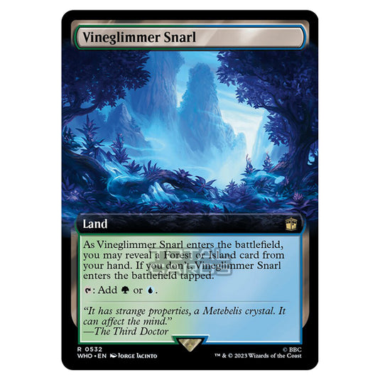 Magic The Gathering - Universes Beyond - Doctor Who - Vineglimmer Snarl (Extended Art) - 0532