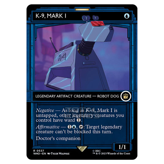 Magic The Gathering - Universes Beyond - Doctor Who - K-9, Mark I (TARDIS Showcase) - 0537