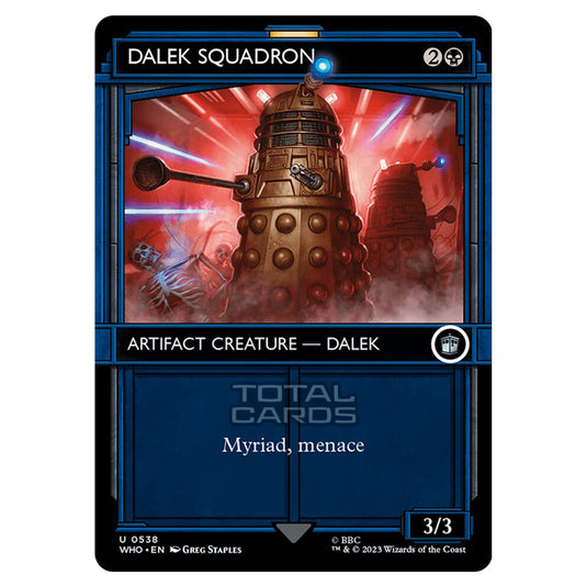 Magic The Gathering - Universes Beyond - Doctor Who - Dalek Squadron (TARDIS Showcase) - 0538