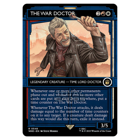 Magic The Gathering - Universes Beyond - Doctor Who - The War Doctor (TARDIS Showcase) - 0548