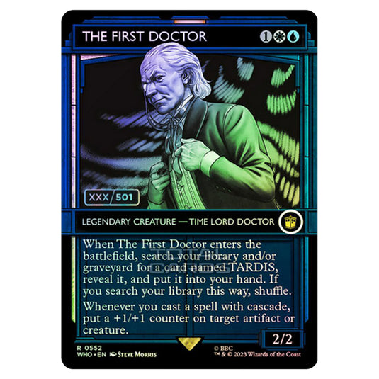 Magic The Gathering - Universes Beyond - Doctor Who - The First Doctor (TARDIS Showcase) - 0552a