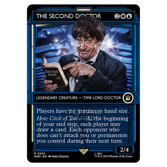 Magic The Gathering - Universes Beyond - Doctor Who - The Second Doctor (TARDIS Showcase) - 0553