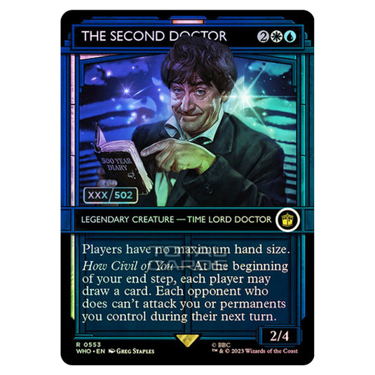 Magic The Gathering - Universes Beyond - Doctor Who - The Second Doctor (TARDIS Showcase) - 0553a