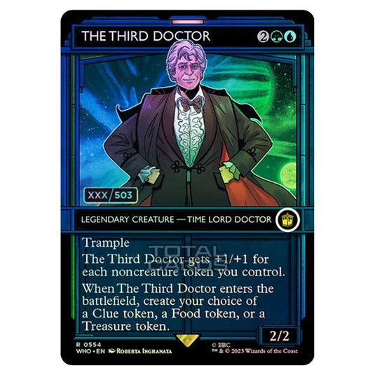 Magic The Gathering - Universes Beyond - Doctor Who - The Third Doctor (TARDIS Showcase) - 0554a