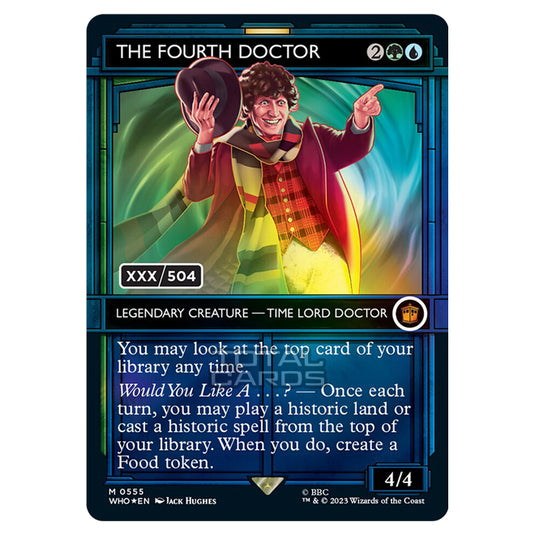 Magic The Gathering - Universes Beyond - Doctor Who - The Fourth Doctor (TARDIS Showcase) - 0555a