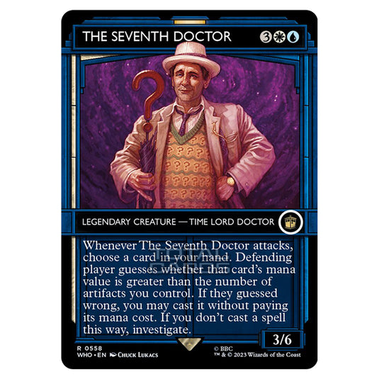 Magic The Gathering - Universes Beyond - Doctor Who - The Seventh Doctor (TARDIS Showcase) - 0558