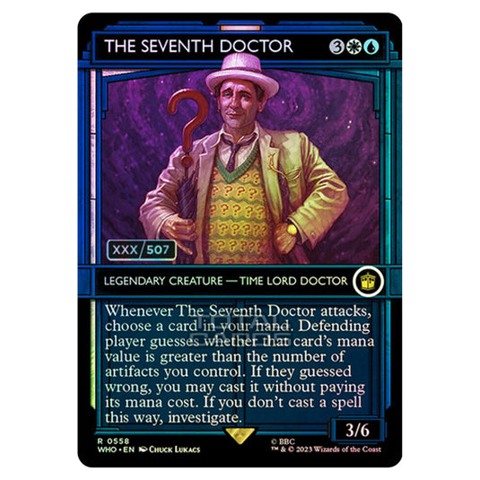 Magic The Gathering - Universes Beyond - Doctor Who - The Seventh Doctor (TARDIS Showcase) - 0558a