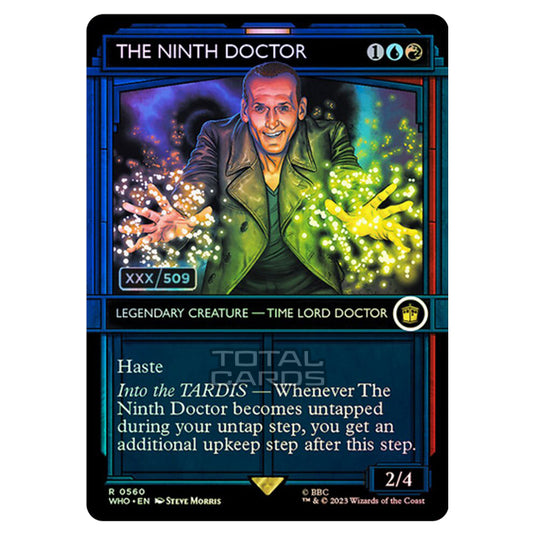 Magic The Gathering - Universes Beyond - Doctor Who - The Ninth Doctor (TARDIS Showcase) - 0560a