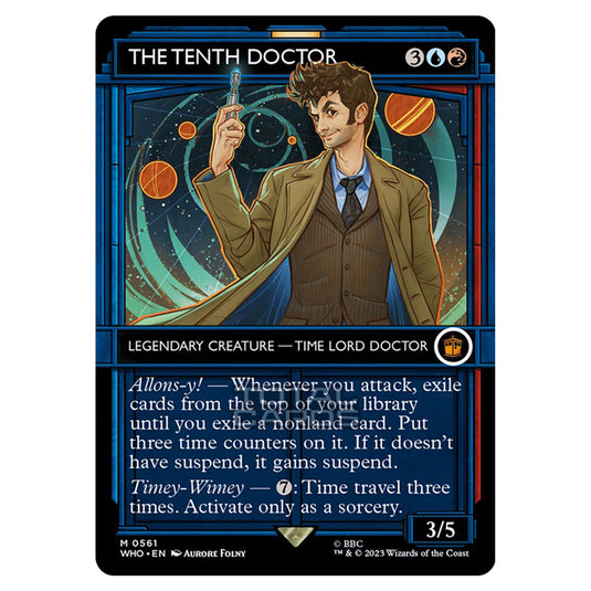 Magic The Gathering - Universes Beyond - Doctor Who - The Tenth Doctor (TARDIS Showcase) - 0561