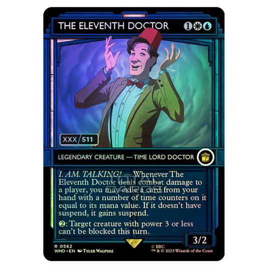 Magic The Gathering - Universes Beyond - Doctor Who - The Eleventh Doctor (TARDIS Showcase) - 0562a