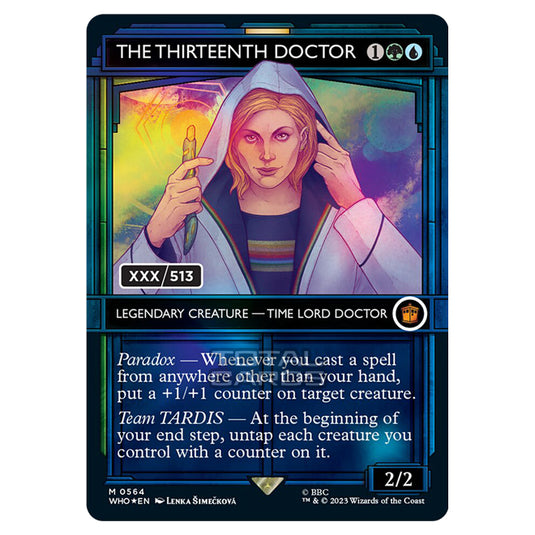 Magic The Gathering - Universes Beyond - Doctor Who - The Thirteenth Doctor (TARDIS Showcase) - 0564a