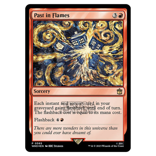 Magic The Gathering - Universes Beyond - Doctor Who - Past in Flames (Promo) - 0565