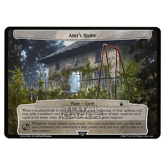 Magic The Gathering - Universes Beyond - Doctor Who - Amy's Home (Planar Card) - 0566