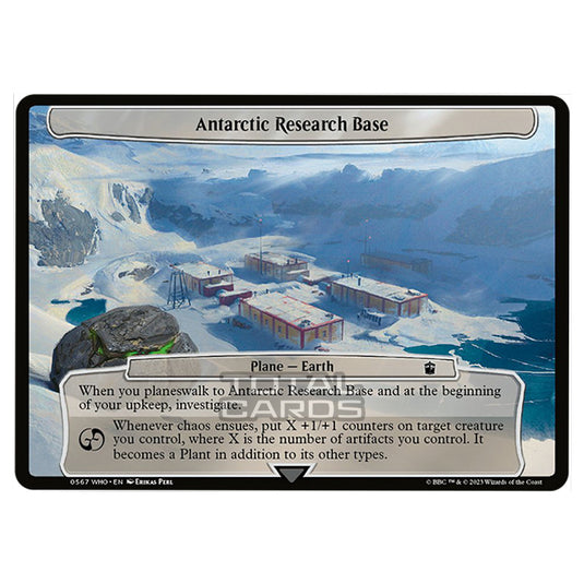 Magic The Gathering - Universes Beyond - Doctor Who - Antarctic Research Base (Planar Card) - 0567