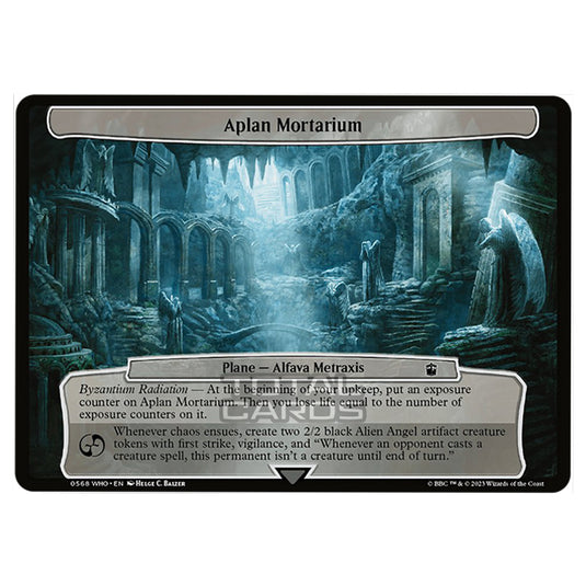 Magic The Gathering - Universes Beyond - Doctor Who - Aplan Mortarium (Planar Card) - 0568