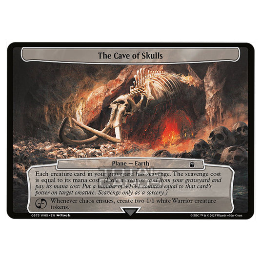 Magic The Gathering - Universes Beyond - Doctor Who - The Cave of Skulls (Planar Card) - 0573