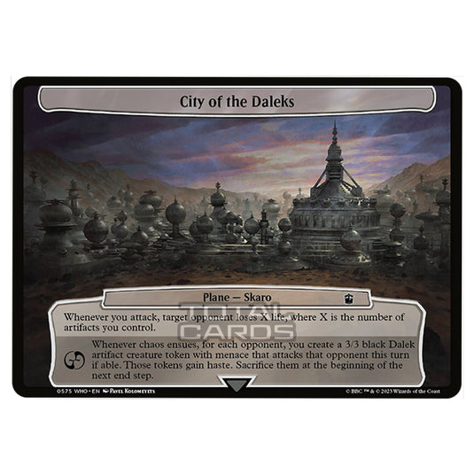 Magic The Gathering - Universes Beyond - Doctor Who - City of the Daleks (Planar Card) - 0575