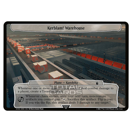 Magic The Gathering - Universes Beyond - Doctor Who - Kerblam! Warehouse (Planar Card) - 0586