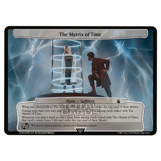 Magic The Gathering - Universes Beyond - Doctor Who - The Matrix of Time (Planar Card) - 0589