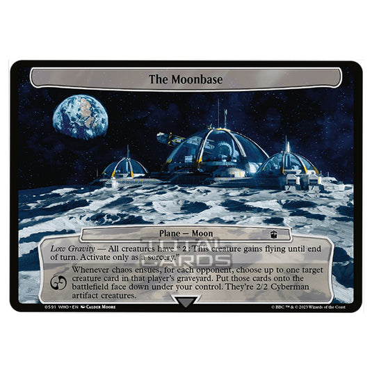 Magic The Gathering - Universes Beyond - Doctor Who - The Moonbase (Planar Card) - 0591