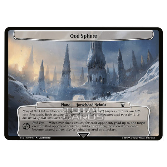 Magic The Gathering - Universes Beyond - Doctor Who - Ood Sphere (Planar Card) - 0594