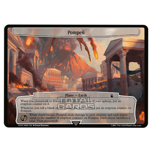 Magic The Gathering - Universes Beyond - Doctor Who - Pompeii (Planar Card) - 0595