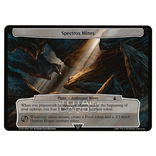 Magic The Gathering - Universes Beyond - Doctor Who - Spectrox Mines (Planar Card) - 0599