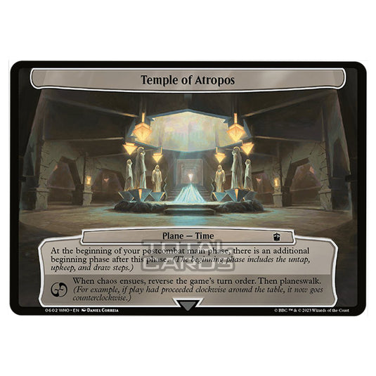 Magic The Gathering - Universes Beyond - Doctor Who - Temple of Atropos (Planar Card) - 0602