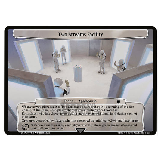 Magic The Gathering - Universes Beyond - Doctor Who - Two Streams Facility (Planar Card) - 0603