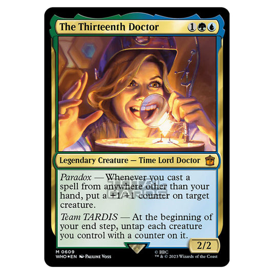 Magic The Gathering - Universes Beyond - Doctor Who - The Thirteenth Doctor (Surge Foil) - 0609