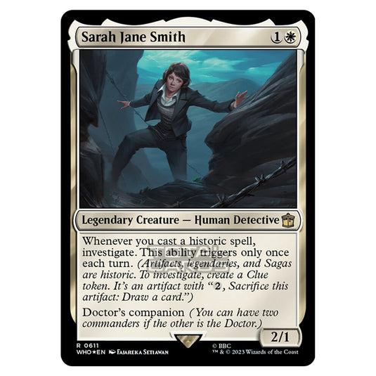 Magic The Gathering - Universes Beyond - Doctor Who - Sarah Jane Smith (Surge Foil) - 0611