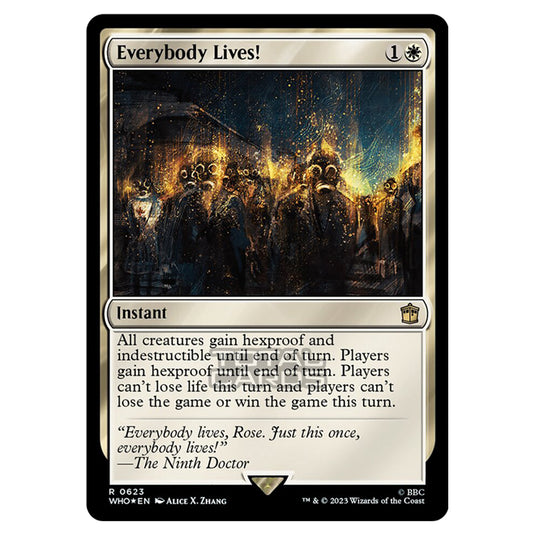 Magic The Gathering - Universes Beyond - Doctor Who - Everybody Lives! (Surge Foil) - 0623