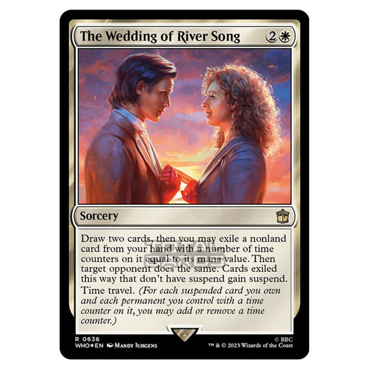 Magic The Gathering - Universes Beyond - Doctor Who - The Wedding of River Song (Surge Foil) - 0636