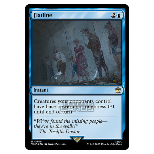 Magic The Gathering - Universes Beyond - Doctor Who - Flatline (Surge Foil) - 0648