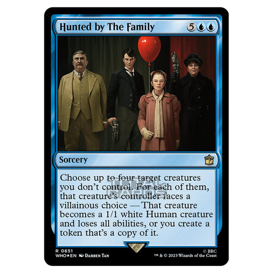 Magic The Gathering - Universes Beyond - Doctor Who - Hunted by The Family (Surge Foil) - 0651