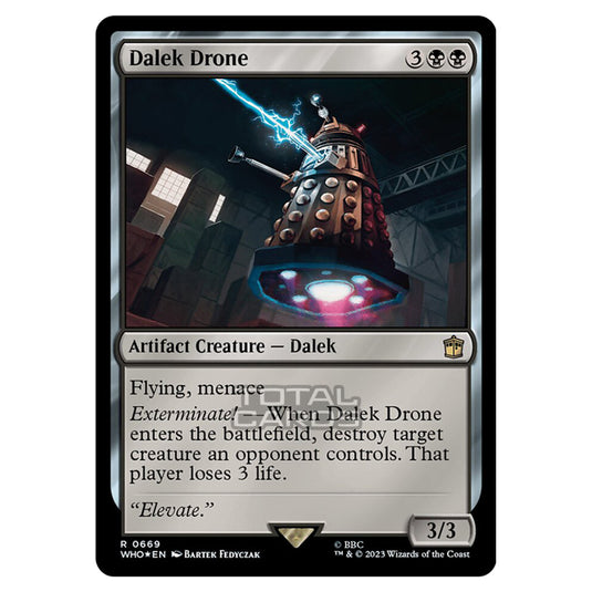 Magic The Gathering - Universes Beyond - Doctor Who - Dalek Drone (Surge Foil) - 0669