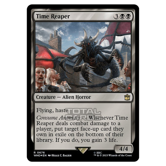 Magic The Gathering - Universes Beyond - Doctor Who - Time Reaper (Surge Foil) - 0676