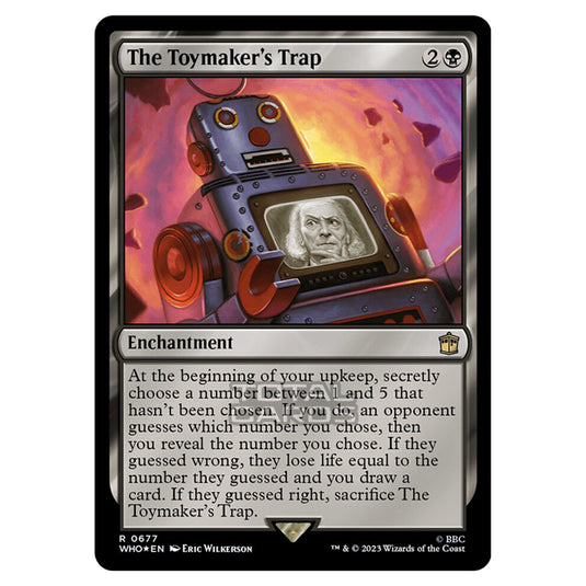 Magic The Gathering - Universes Beyond - Doctor Who - The Toymaker's Trap (Surge Foil) - 0677