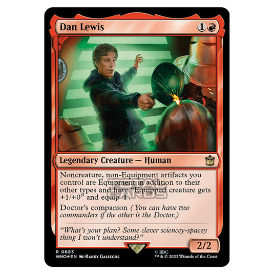 Magic The Gathering - Universes Beyond - Doctor Who - Dan Lewis (Surge Foil) - 0683