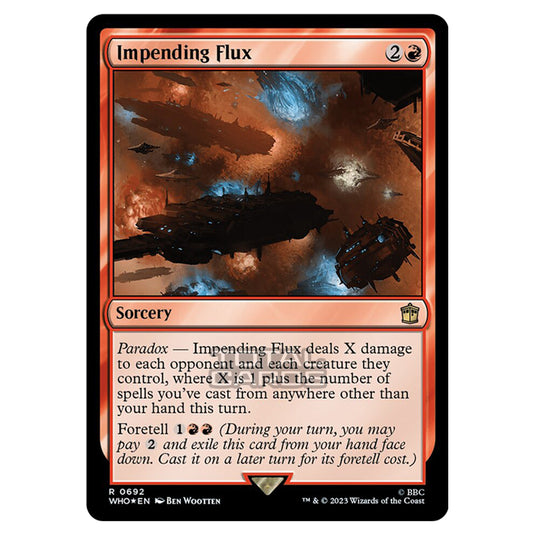 Magic The Gathering - Universes Beyond - Doctor Who - Impending Flux (Surge Foil) - 0692