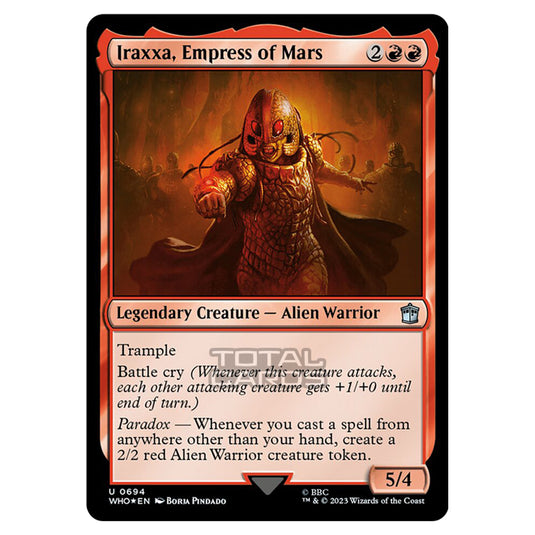 Magic The Gathering - Universes Beyond - Doctor Who - Iraxxa, Empress of Mars (Surge Foil) - 0694